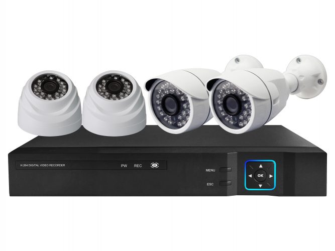Kit Camera Star Track AHD 1080P/4K + Disque Dur 1TB - Vidéosurveillance CCTV STTK0842 MA0016