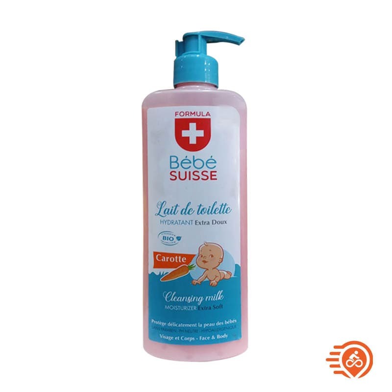 Bébé Suisse Lait de Toilette Bio Hydratant Ultra Doux Pour Bébé 400ml  MRM00229 - SodiShop