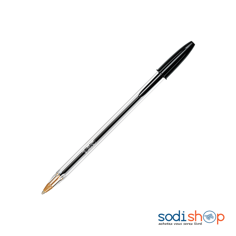 Bic Cristal Original Stylos Bille Noir Boîte De 50 Mpa00305 Sodishop