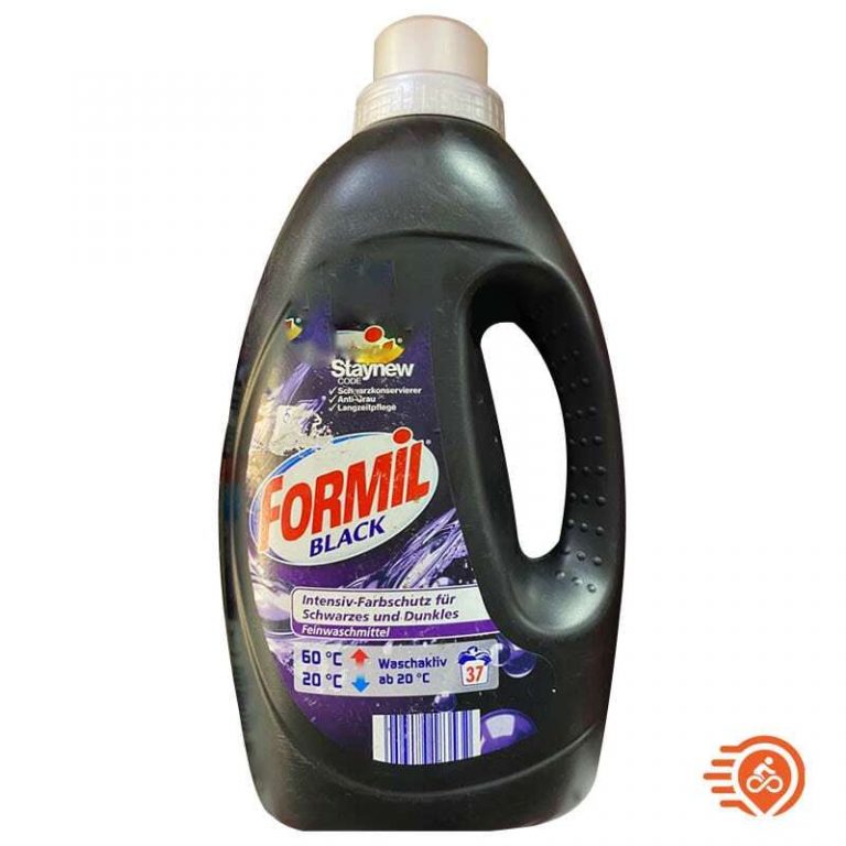 Formil Black Lessive Liquide Gel Noir Pour laver les Vêtements Foncés