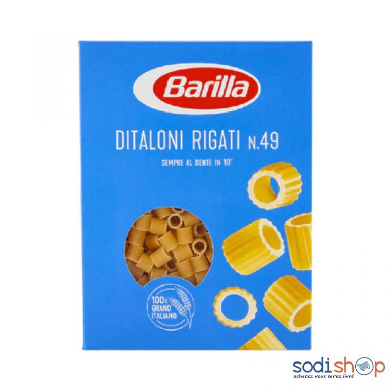 Pates Dilatoni Rigati Barilla Spaghetti 100 Italienne 500g MRM00229