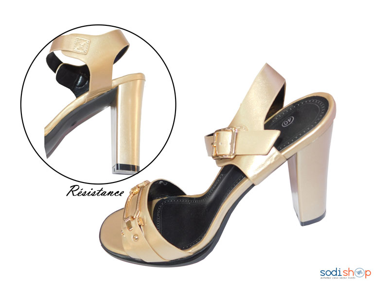 Sandale couleur on sale or